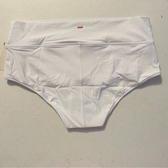 Pink Victoria's Secret NWT Sz XXL White High Waist Full Coverage Bikini Bottom - Picture 6 of 6